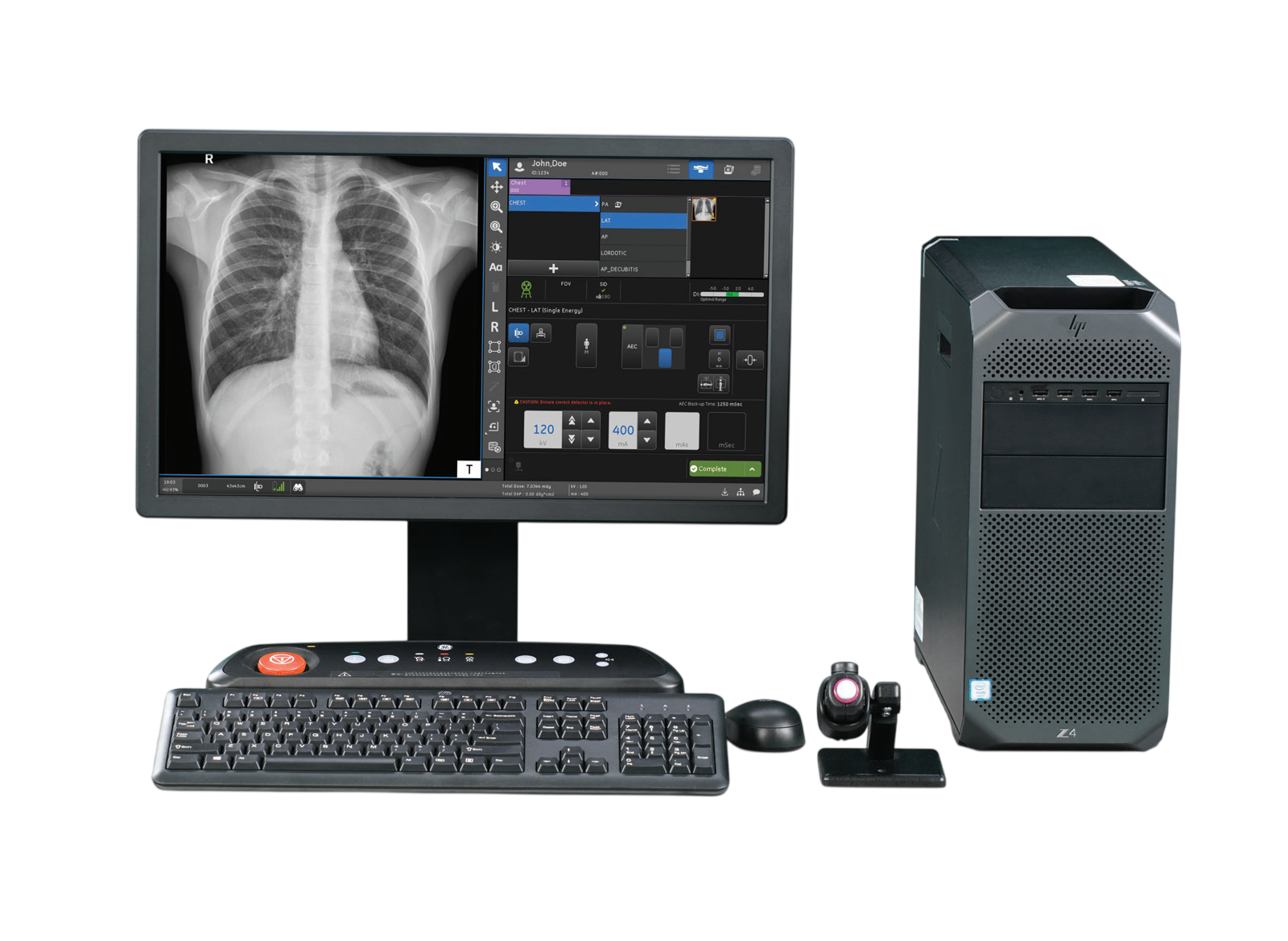 Интерфейс GE Definium Pace Select