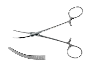 Зажим кровоостанавливающий зубчатый