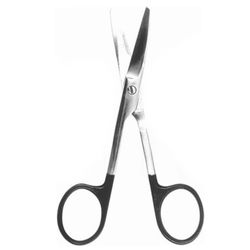 медицинские армированные твердым сплавом вертикально-изогнутые, тупоконечные