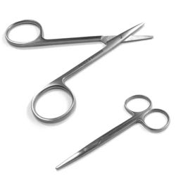 глазные прямые тупоконечные  113 мм