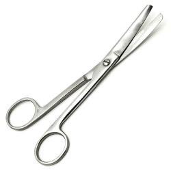 вертикально изогнутые тупоконечные  100 мм