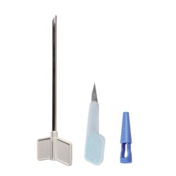 SupraVision PUR Puncture and Exchange Set with pigtail and funnel