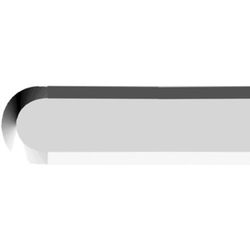 Скальпель микрохирургический. Бесфасетный круглый нож