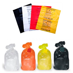 Пакеты одноразовые для сбора и хранения мед отходов