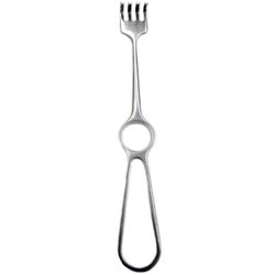 Крючок хирургический 4-х зубый тупой №2