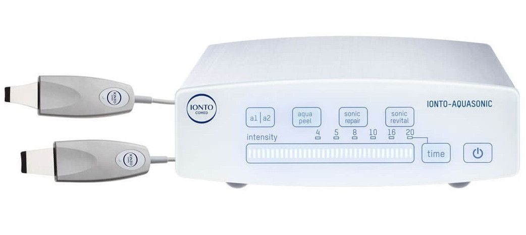 Прибор Ionto Comed Ionto-Peel Sono и две ультразвуковые лопаточки